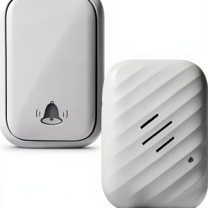 Battery Free Wireless Doorbell KIMROG SWD01 600ft Range 38 Chimes-0