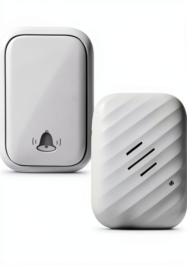 Battery Free Wireless Doorbell KIMROG SWD01 600ft Range 38 Chimes-0